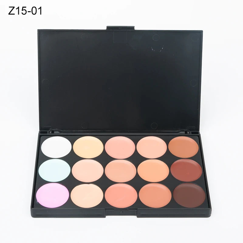 15 Colors Face Concealer Camouflage Cream Contour Palette Maquillaje Profesional Foundation Paleta Concealer