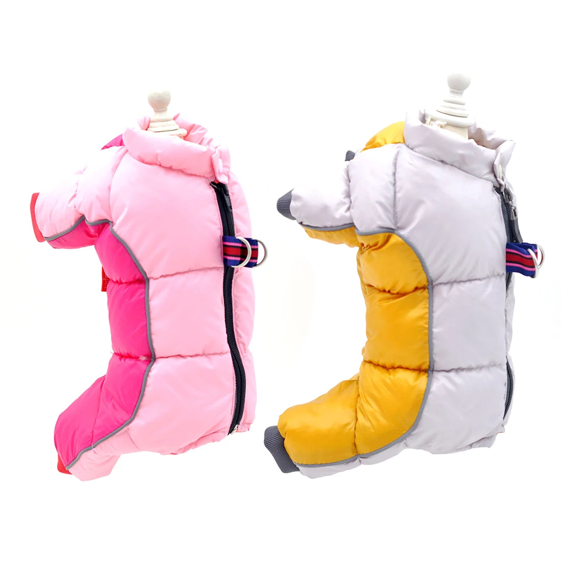 Dog Clothes for Small Dogs Girl/Boy Dog Both Use Pet Overalls Winter Warm Soft Padded Puppy Jumpsuit Full-Closed Belly Cuttable