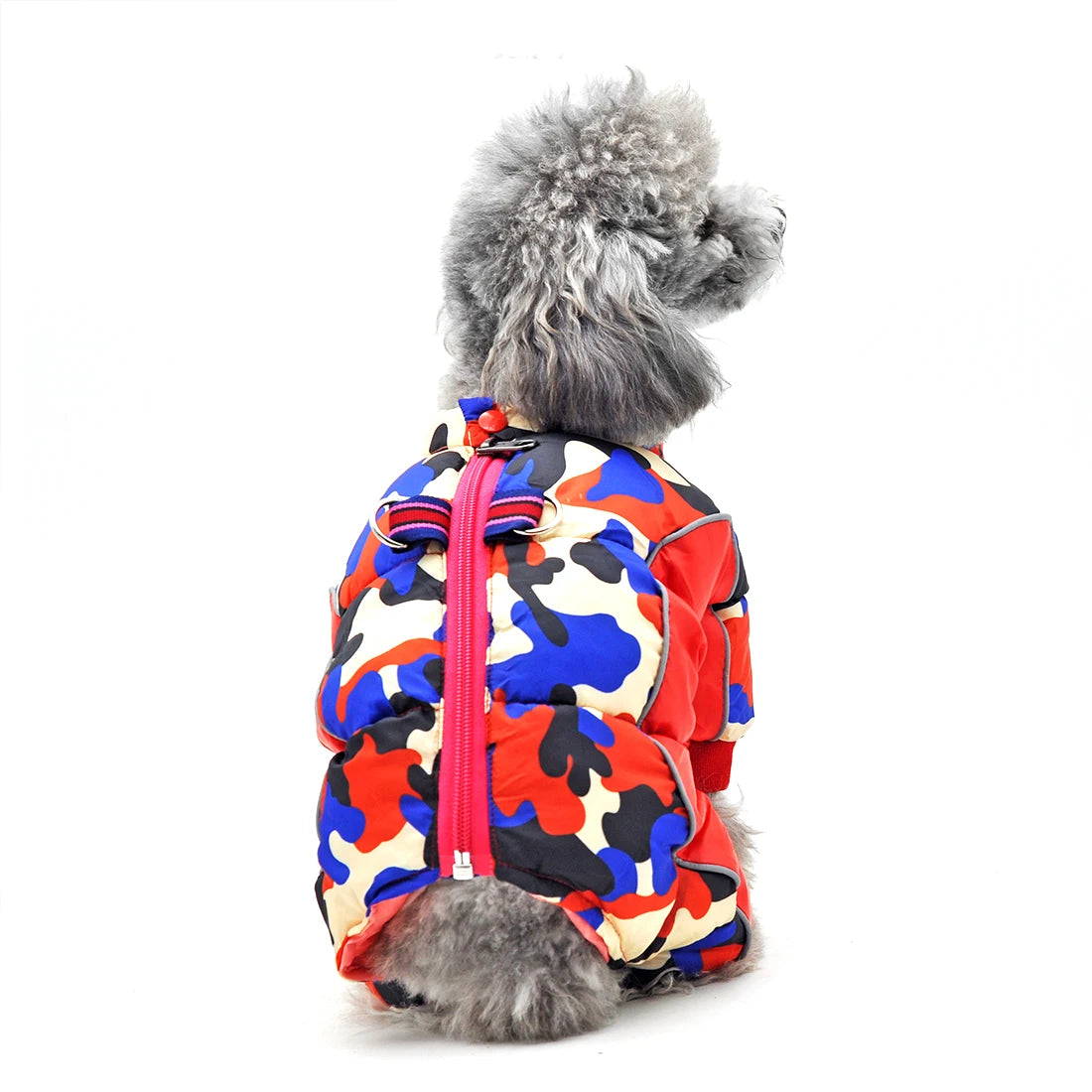 Dog Clothes for Small Dogs Girl/Boy Dog Both Use Pet Overalls Winter Warm Soft Padded Puppy Jumpsuit Full-Closed Belly Cuttable