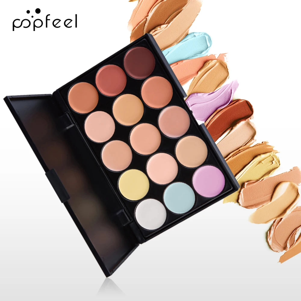 POPFEEL All In One Makeup Kit Eyeshadow Powder Lipgloss Lipoil,Valentine's Day Gift for Girls Women