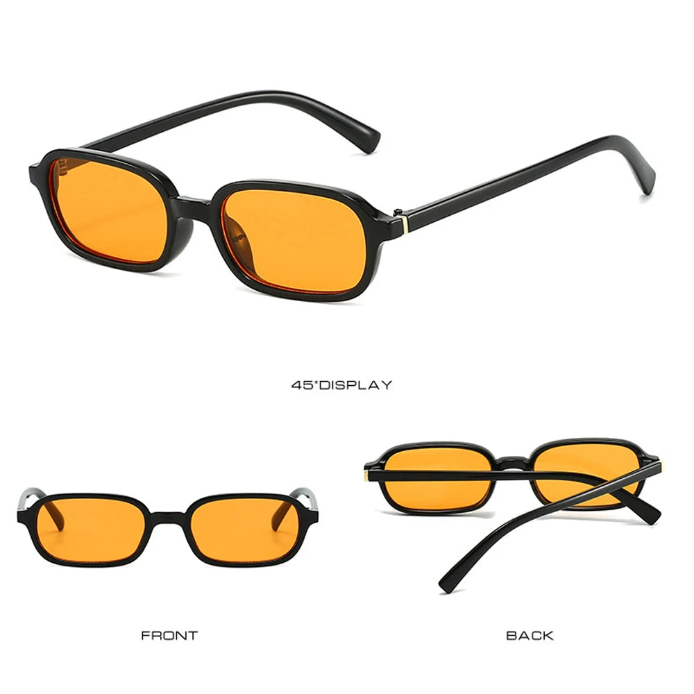 Trendy Compact Circle Sunglasses Stylish Geometric Design UV Blocking Sun Glasses