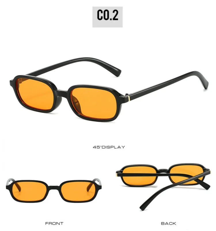 Trendy Compact Circle Sunglasses Stylish Geometric Design UV Blocking Sun Glasses