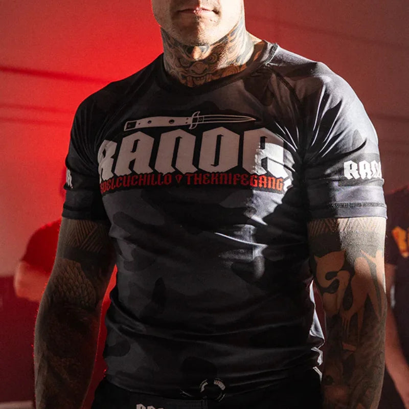 2025 nuevo boxeo RANDA Fans verano transpirable Jersey hombres mujeres ropa de lucha niños Casual cuello redondo manga corta