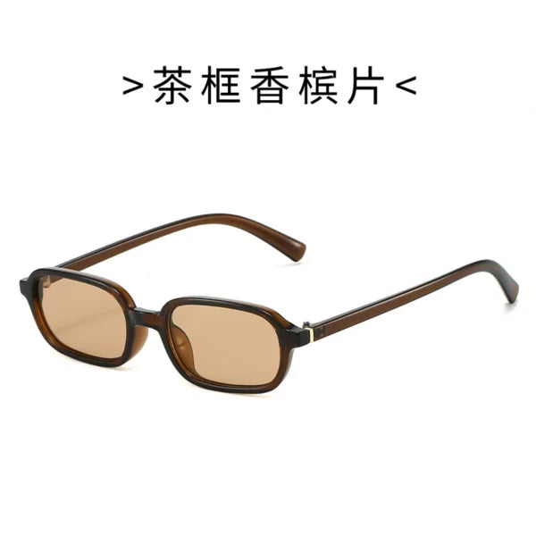 Trendy Compact Circle Sunglasses Stylish Geometric Design UV Blocking Sun Glasses
