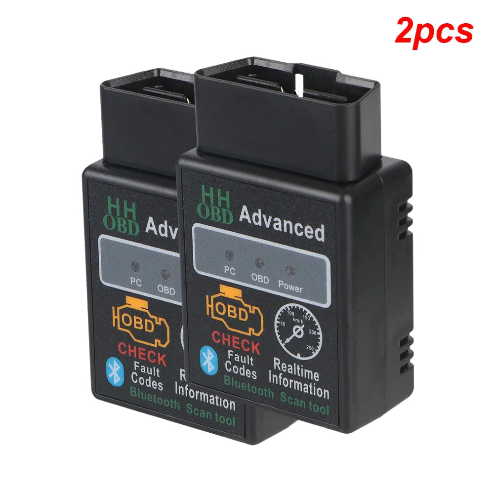 16 Pin 12V Car Diagnostic Tools V1.5 ELM327 OBD2 Code Reader Scanner Bluetooth 5.1 OBD 2 Interface Adapter Auto Engine Tester