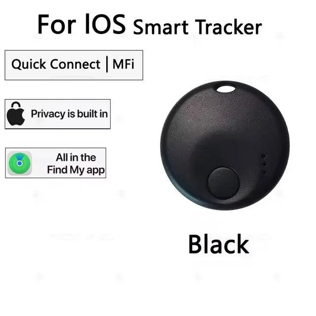 New Mini Smart Tag Bluetooth Luggage Tracker Works with Apple Find My (iOS Only) Item Locator for Key Luggage Backpack