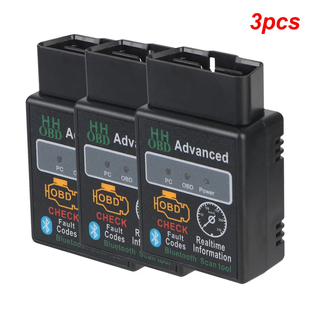 16 Pin 12V Car Diagnostic Tools V1.5 ELM327 OBD2 Code Reader Scanner Bluetooth 5.1 OBD 2 Interface Adapter Auto Engine Tester