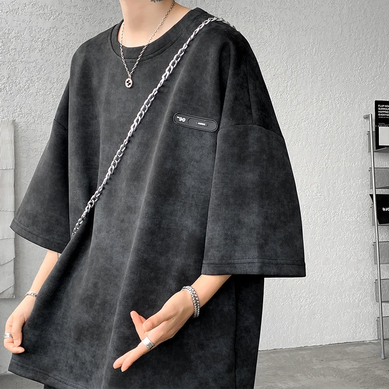 Loose Spor Men's ort Sve Tie-Dye Set Summer Faion Casual Versatile Teenage Boys' Outfit Comfortable Breathable