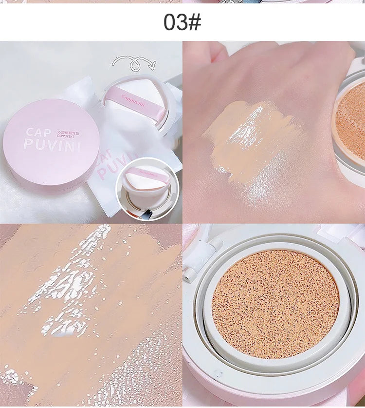 Concealer Air Cushion Naturally Long-lasting Makeup Brightening, Modifying Dullness Not Easy To Get Stuck Cappuvini Liquid Found