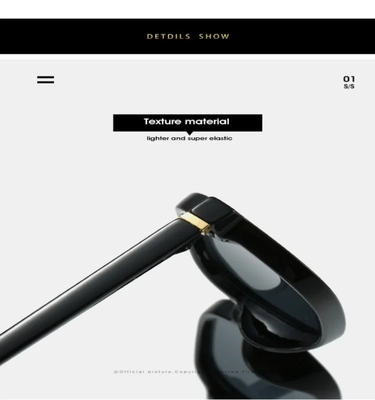 Trendy Compact Circle Sunglasses Stylish Geometric Design UV Blocking Sun Glasses