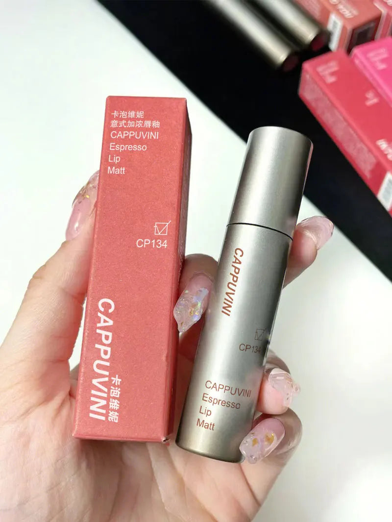 Single Velvet Matte Mist Lip Gloss,Waterproof Non-Stick Cup Lip Glaze Smudge Proof Not Fade Liquid Lipstick