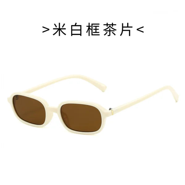 Trendy Compact Circle Sunglasses Stylish Geometric Design UV Blocking Sun Glasses
