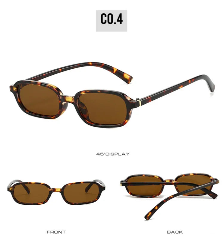 Trendy Compact Circle Sunglasses Stylish Geometric Design UV Blocking Sun Glasses