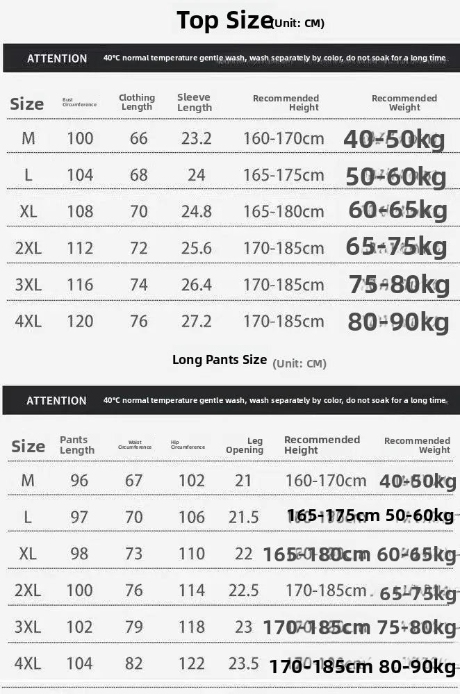 Ice Silk Sportswear Set Men's Summer Thin Casual Pants ort Sve Qui Dry Drapey Clothes  Lightweight Outfit