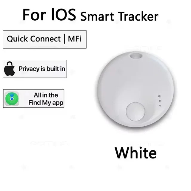 New Mini Smart Tag Bluetooth Luggage Tracker Works with Apple Find My (iOS Only) Item Locator for Key Luggage Backpack
