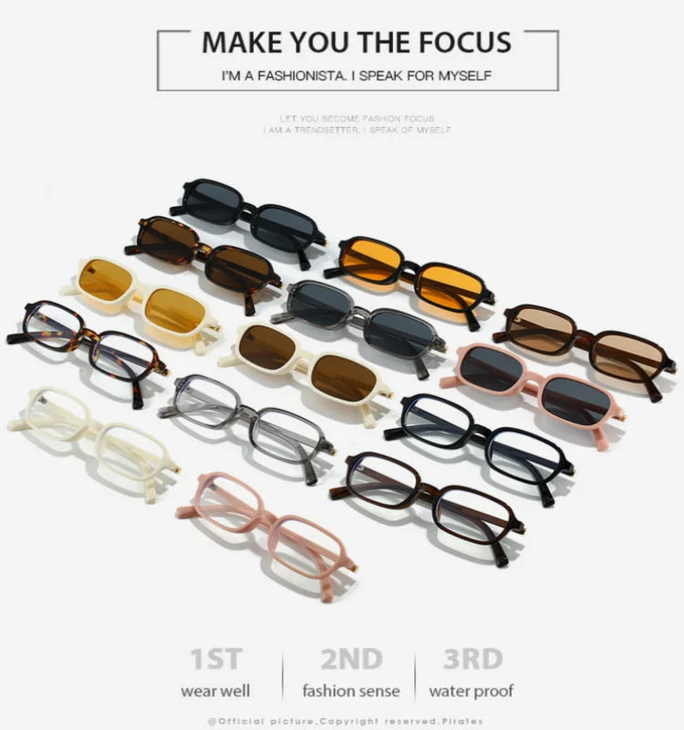 Trendy Compact Circle Sunglasses Stylish Geometric Design UV Blocking Sun Glasses