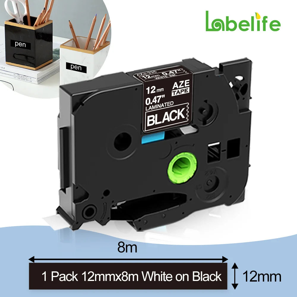 Industrial Label Printer Portable Electronic Labeller 203dpi Compatible for Brother Heat Shrink Tube Printer for Wraping Cabel