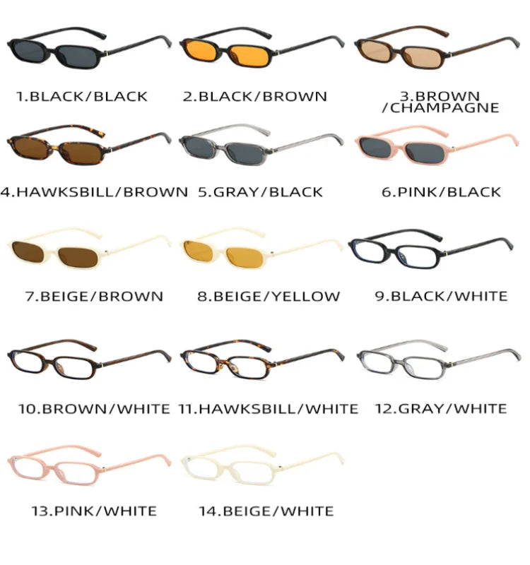 Trendy Compact Circle Sunglasses Stylish Geometric Design UV Blocking Sun Glasses