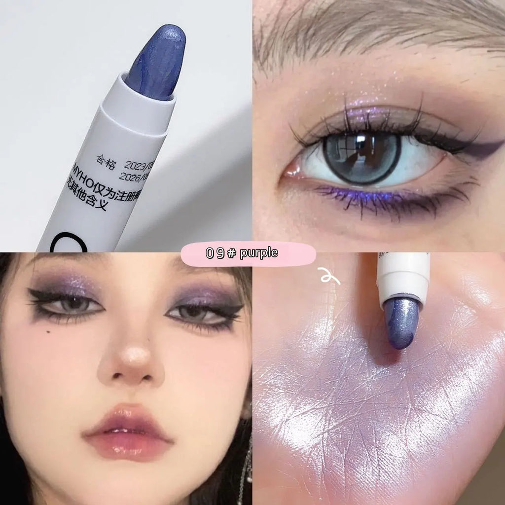 Lying Silkworm Pen Monochrome Brightening Highlight with Flash Eye Shadow Pen