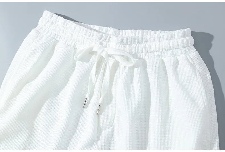 High Quality Men's Korea Comfortable and Summer  Fashion Print Sports Suit Fitness Jogging Daily Casual Wear Beach Shorts Set