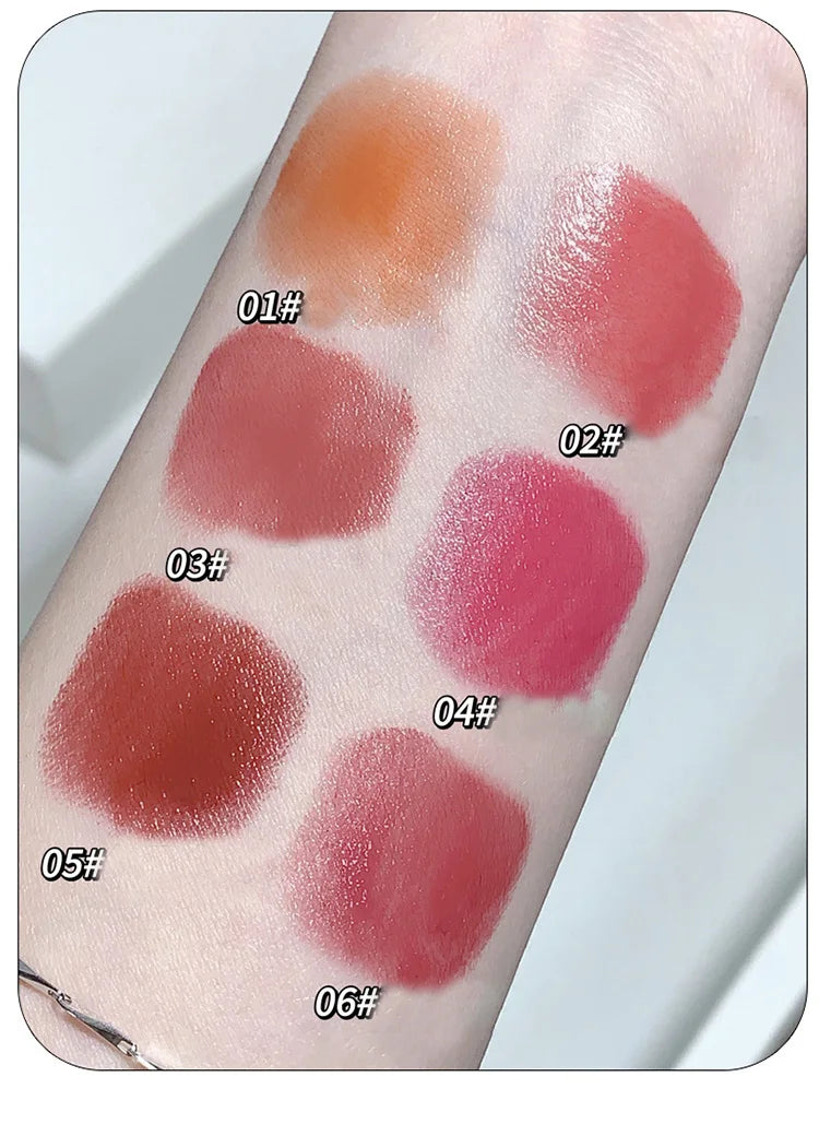 Silky Glossy Lipstick Gege Bear Pump Lips Moisture Water Bomb Comfortable Ultra Sheen Non-Stick Cup Lip Balm