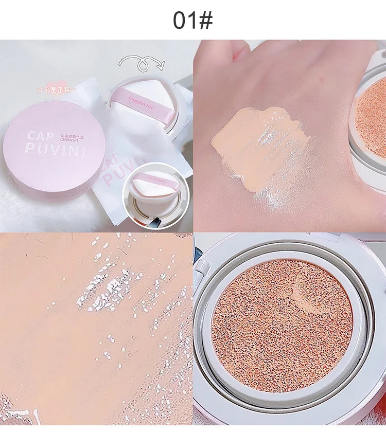Concealer Air Cushion Naturally Long-lasting Makeup Brightening, Modifying Dullness Not Easy To Get Stuck Cappuvini Liquid Found