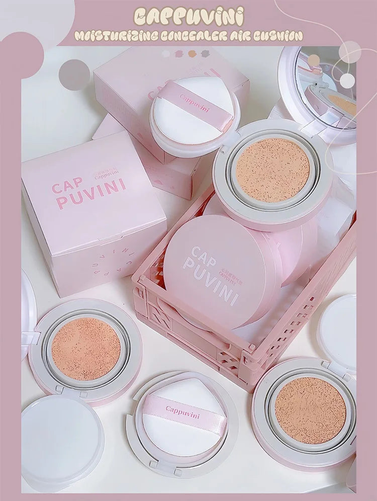 Concealer Air Cushion Naturally Long-lasting Makeup Brightening, Modifying Dullness Not Easy To Get Stuck Cappuvini Liquid Found