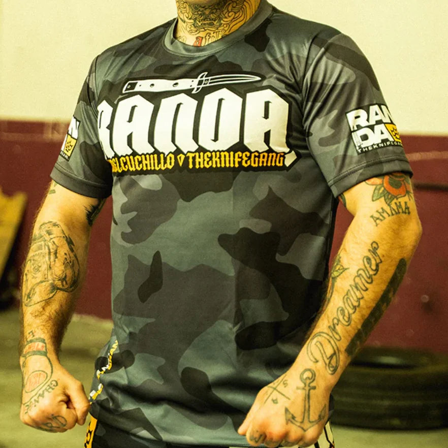 2025 nuevo boxeo RANDA Fans verano transpirable Jersey hombres mujeres ropa de lucha niños Casual cuello redondo manga corta