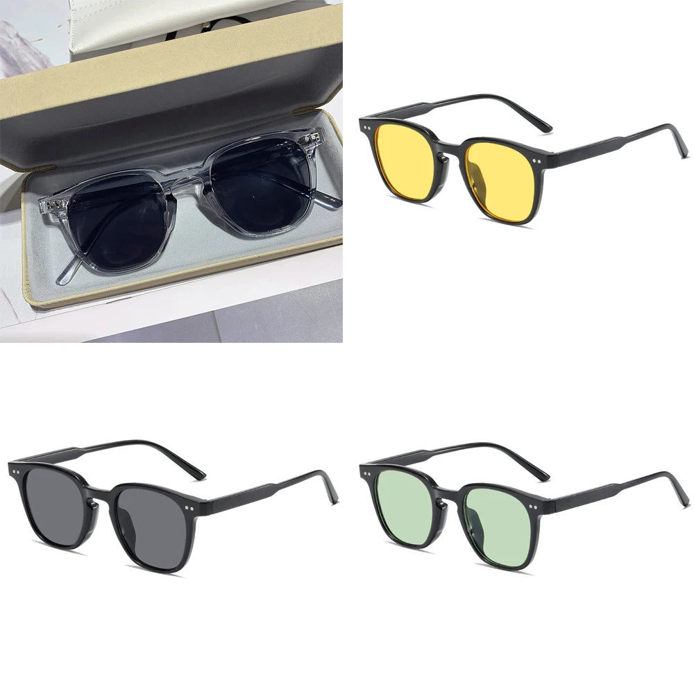 New Vintage Square Sunglasses Women Men Luxury Brand Small Round Sun Glasses Female Small Eyewear Oculos De Sol for Male Female