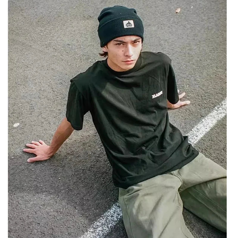 2025 Heavy American High Street Hip Hop Gorilla Alphabet Printed Round Neck Cotton Short Sleeve T-shirt for Men and Women