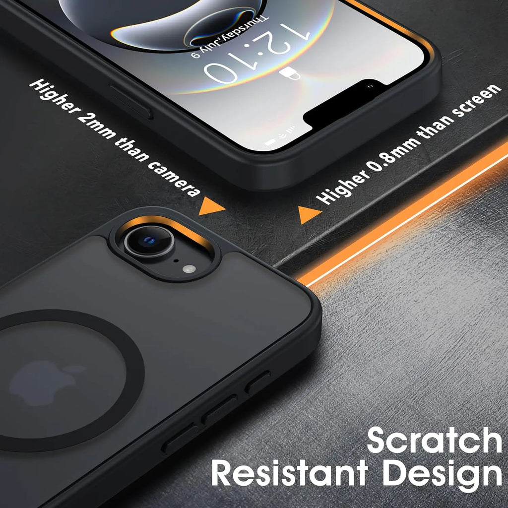 Matte Case For iPhone 16e 16 E 15 Pro Max 14 Plus 13 Mini 12 11 SE 2022 2020 8 Magsafe Mag Safe iPhone16 Phone Cover Accessories